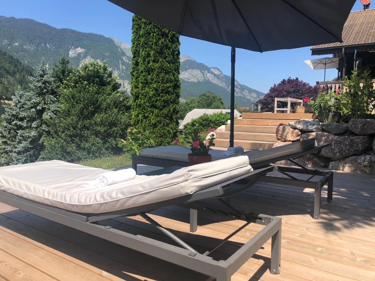 L'Ours Blanc Lodge Le Biot 외부 사진