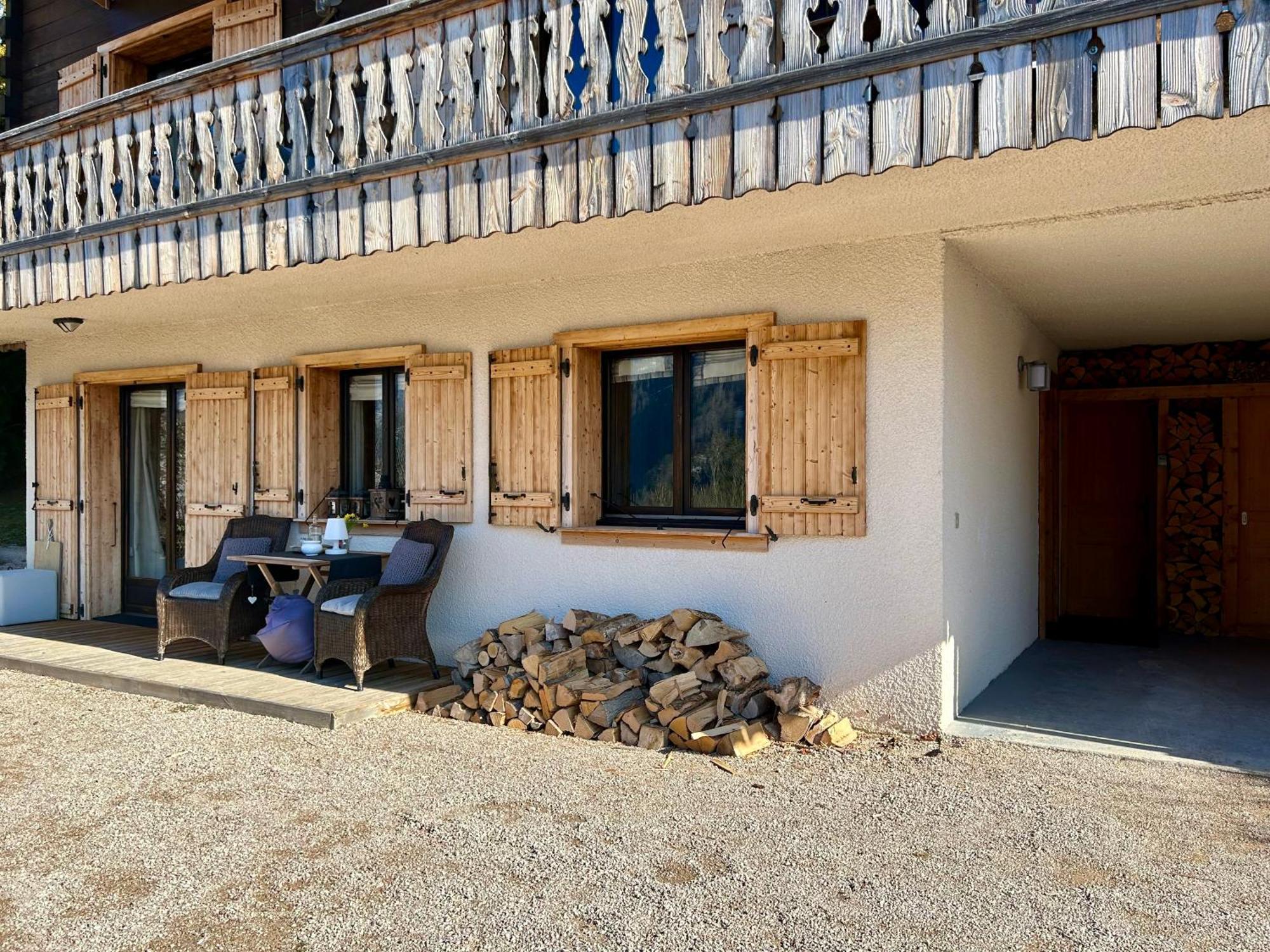 L'Ours Blanc Lodge Le Biot 외부 사진