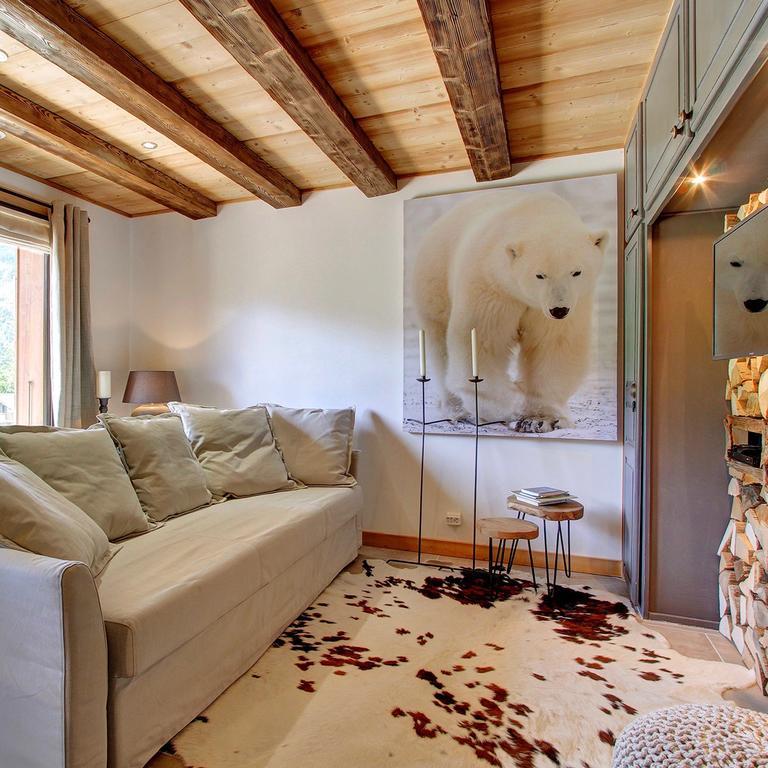 L'Ours Blanc Lodge Le Biot 외부 사진