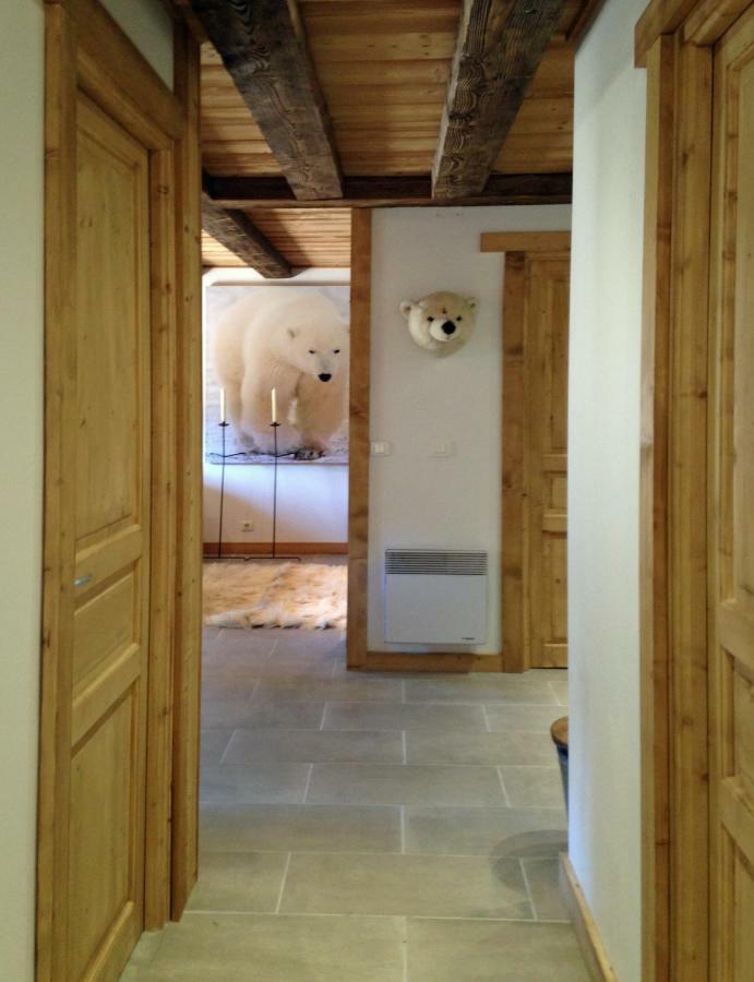 L'Ours Blanc Lodge Le Biot 외부 사진